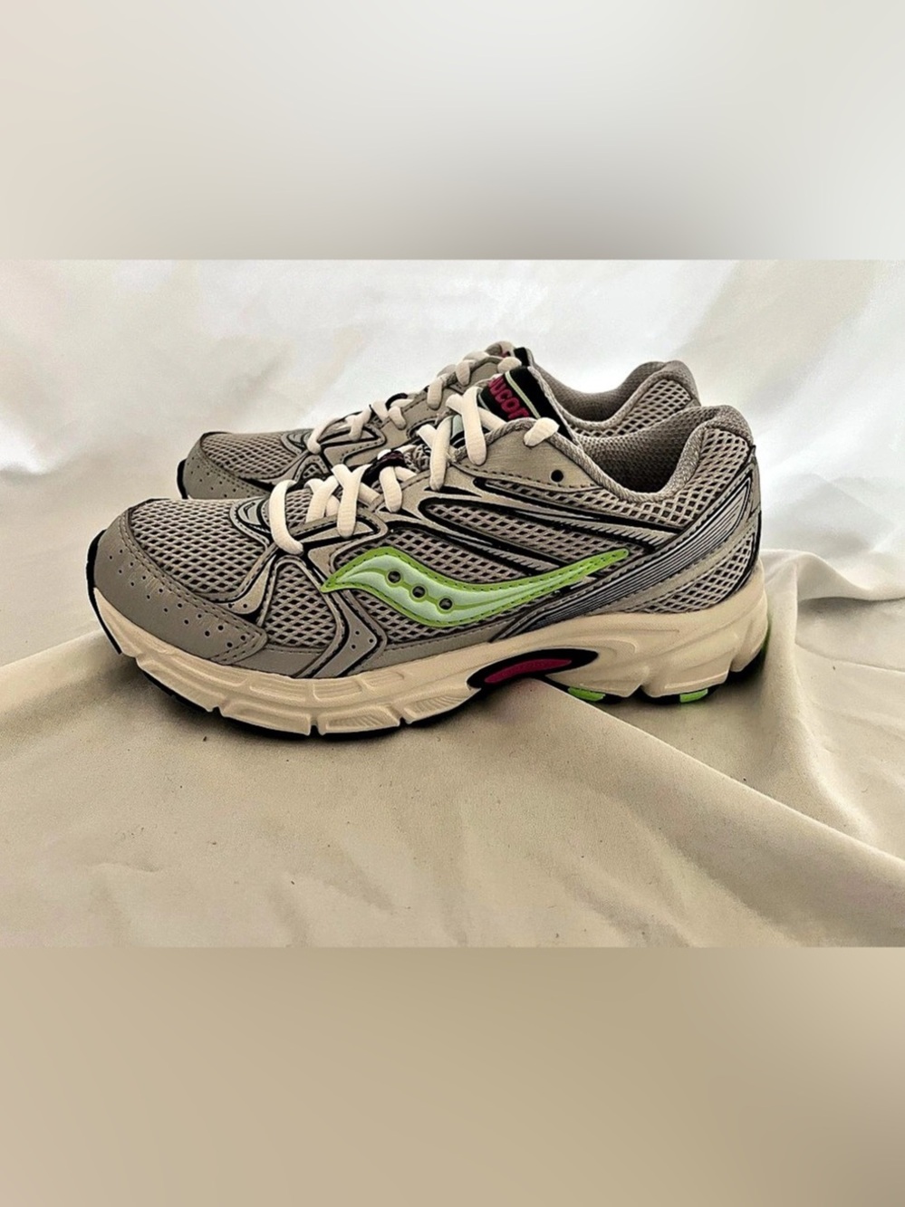 Saucony Ride Millennium Women's Gray & Green US 6